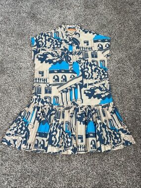 Oliphant Roma Cap Sleeve Dress